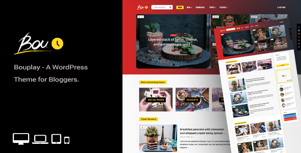Bouplay WP v2.9 博客专用WordPress主题