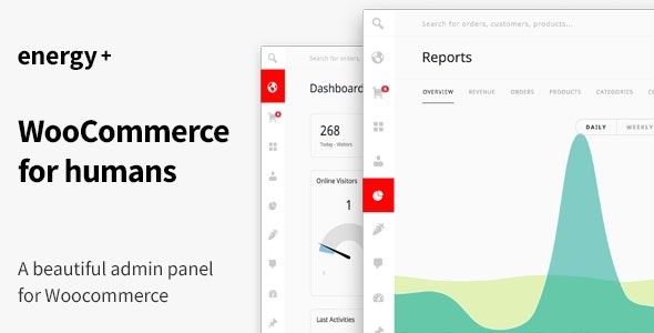Energy+ v1.3.4 WooCommerce精美管理面板