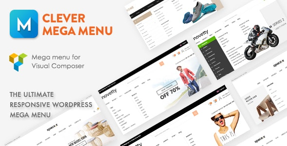 Clever Mega Menu for WPBakery Page Builder v1.0.12 - WPBakery页面构建器的智能超级菜单插件