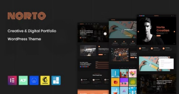 Norto v2.1 Creative Portfolio WordPress Theme - 创意作品集WordPress主题