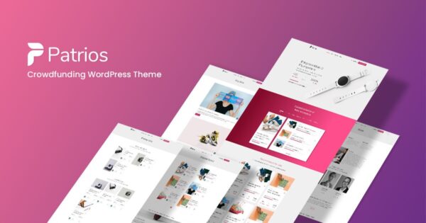 Patrios v1.2.2 WordPress众筹主题 - 高效募资网站建设解决方案