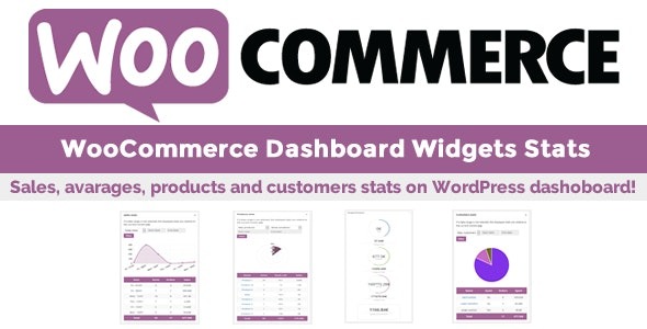 WooCommerce Dashboard Widgets Stats 5.6 - WooCommerce仪表板小工具统计插件