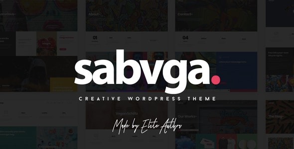 Sabvga v1.4 现代创意作品集主题 - 专业展示您的创意作品