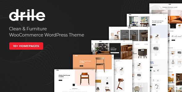 Drile (v1.2.1) 家具 WooCommerce WordPress主题 - 现代家具电商网站模板