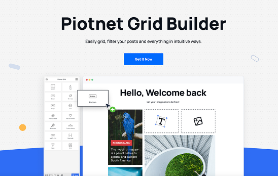 Piotnet Grid Builder v2.0.13 - 强大的WordPress网格构建工具