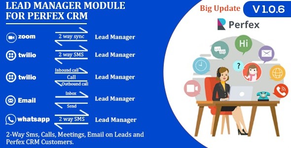 Lead Manager Module for Perfex CRM v1.06 - Perfex CRM潜在客户管理模块
