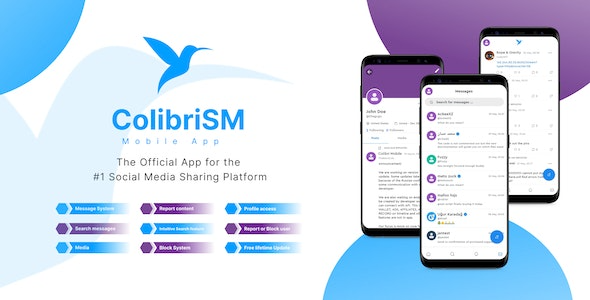 ColibriSM Mobile Flutter App v1.2.1 - 移动应用开发解决方案