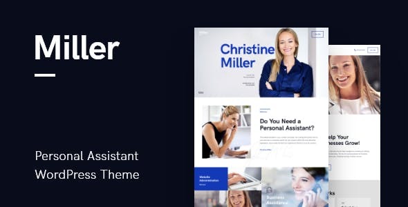 Miller (v1.1.6) 个人助理与行政服务WordPress主题