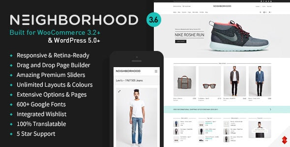 Neighborhood (v3.7.0) 响应式多功能商店主题