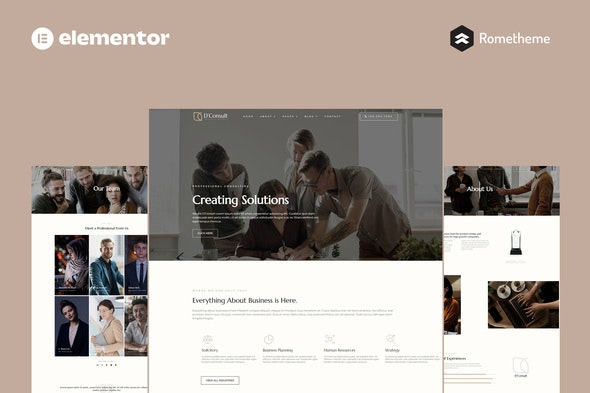 D'Consult – 商业咨询Elementor Pro全站模板套件