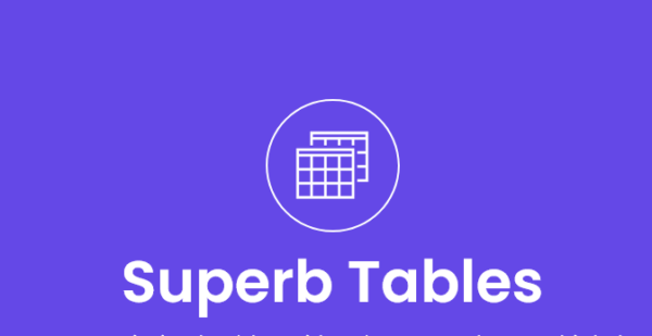 Superb Tables v109.0 - WordPress表格插件，轻松创建和管理数据表格