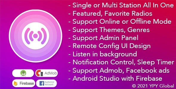 XRadio v4.6 最佳安卓广播模板 - 专业电台应用设计