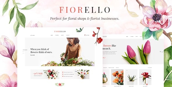 Fiorello (v1.5) 花店和花卉商店主题