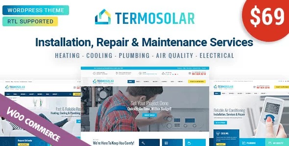 Termosolar (v3.5) 维护服务 WordPress 主题