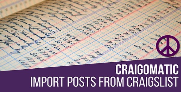 Craigomatic v1.3.6 WordPress自动发布到Craigslist插件
