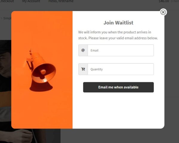 Waitlist For WooCommerce v.2.5.2 [Xootix] - WooCommerce缺货预订插件