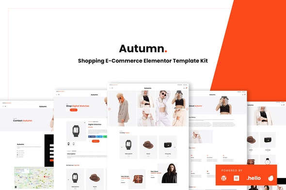 Autumn – 时尚电商Elementor模板套件
