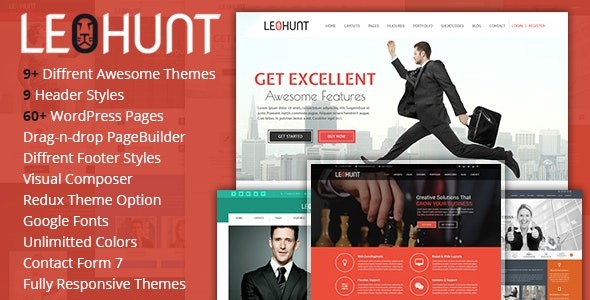 LeoHunt v1.0 响应式多功能WordPress主题