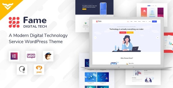 Fame v.1.4 - 数字科技/服务 WordPress主题