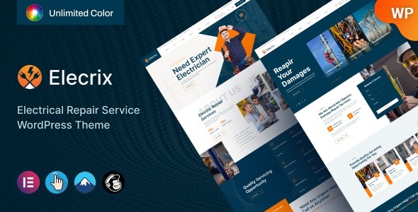 Elecrix v1.0.2 电气维修服务WordPress主题