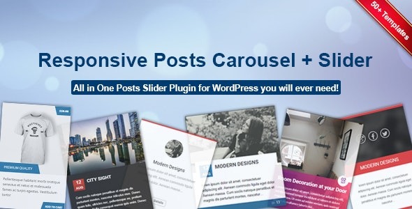 Responsive Posts Carousel WordPress Plugin v.14.1 - 响应式文章轮播WordPress插件