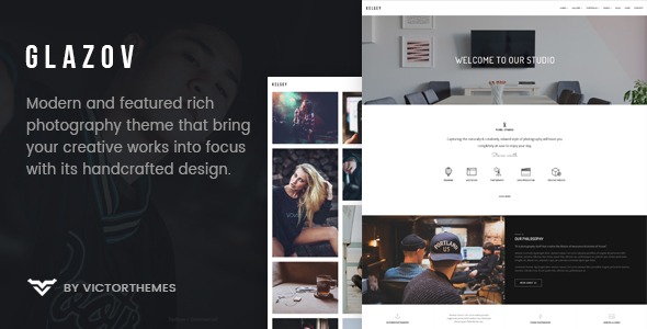 Glazov v1.7 Photography WordPress Theme - 专业摄影WordPress主题