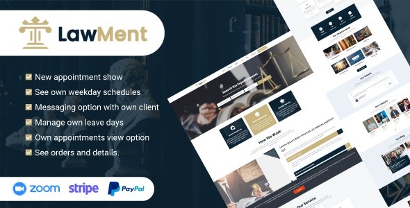 LawMent v2.5 SaaS Based Multi Lawyer Appointment System - 基于SaaS的多律师预约系统