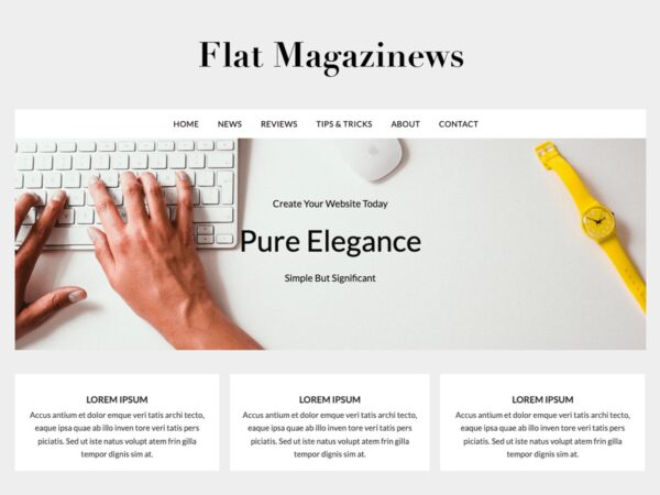 Flat Magazinews v117.6 Superb Theme - 精美杂志风格WordPress主题