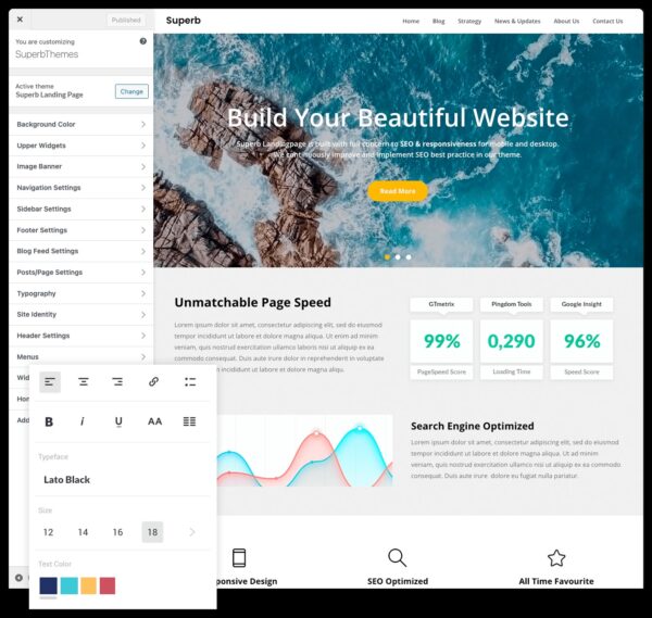 Superb LandingPage v111.5 - 卓越的WordPress着陆页主题，提升转化率