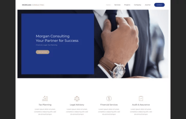Morgan Consulting (v4.0.5) YOOtheme WordPress主题 - 专业咨询公司网站模板