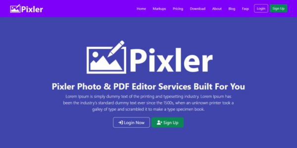 Pixler (v1.0) 照片和PDF编辑器脚本 - 多功能在线编辑工具