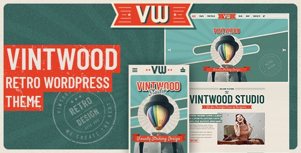 VintWood v1.1.3 复古风格WordPress主题