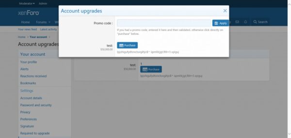 Xen-Soluce升级优惠券插件(v2.1.1) Xenforo修复补丁