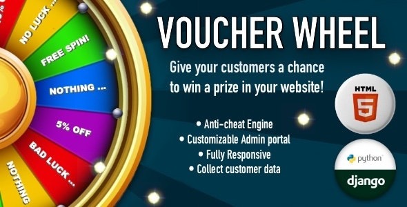 Voucher Wheel (v1.2.2) 吸引客户并赠送奖品的优惠券转盘
