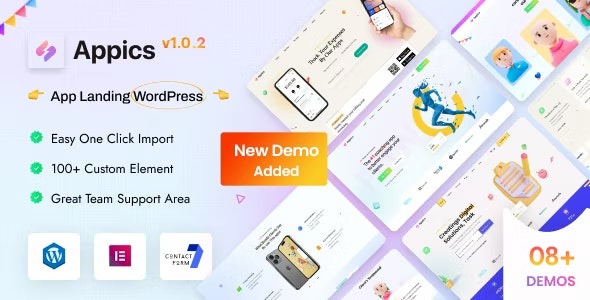 Appics (v1.0.2) 应用落地页WordPress主题