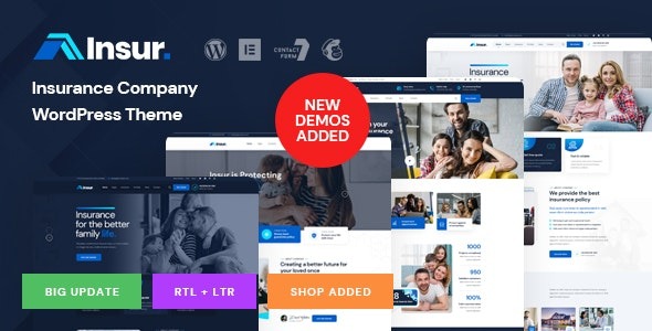 Insuz v1.0 保险公司WordPress主题 - 专业保险行业网站设计