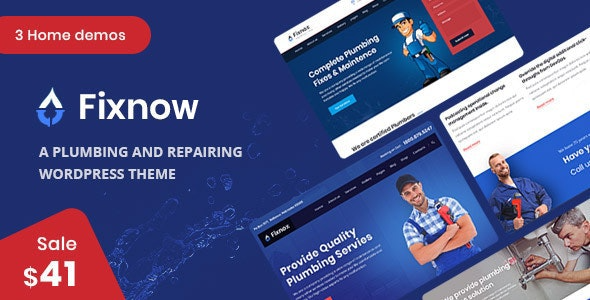 Fixnow (v2.3) 完美的水管工WordPress主题