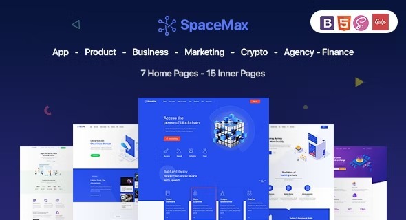SpaceMax (v1.0.0) 多功能HTML模板 - 响应式设计，适用于各类网站
