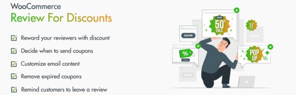 WooCommerce Review for Discount (v1.6.22) - 通过评论获取折扣的WooCommerce插件