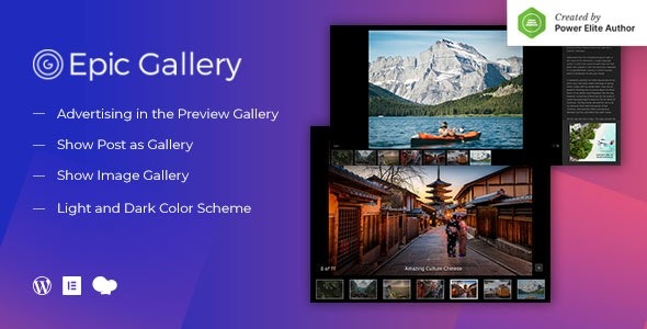 Epic Zoom Gallery (v1.0.3) WordPress插件及Elementor和WPBakery Page Builder扩展