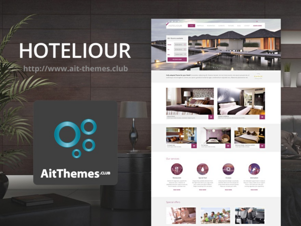 AIT Hoteliour (v2.0.6) WordPress主题 - 酒店和旅游行业专业网站模板
