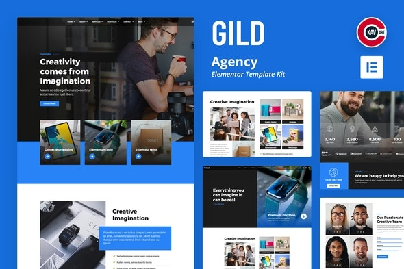 Gild – 机构Elementor模板套件 – 专业创意设计模板