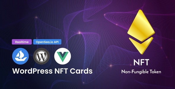 WordPress Live NFT Cards Affiliates with VueJS v2.0.0 - 实时NFT卡片联盟营销VueJS插件