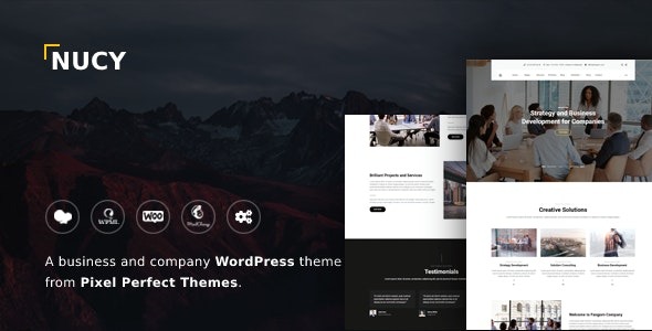 Nucy (v1.2.5) 商业与公司WordPress主题