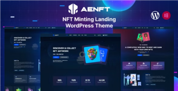 Aenft v.1.0.0 NFT铸造收藏WordPress主题