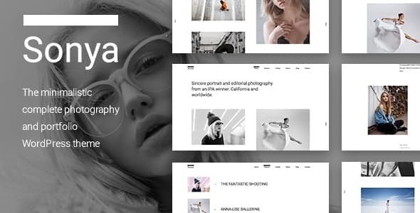 Sonya (v1.1.3) Photography 摄影主题 - 专业摄影网站WordPress主题