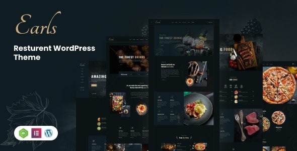 Earls (v1.2.0) 餐厅WordPress主题 - 专业餐饮网站设计