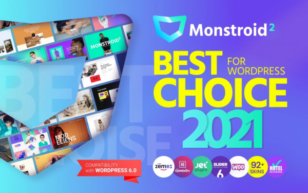 Monstroid2 (v1.1.15) 多功能模块化Elementor WordPress主题