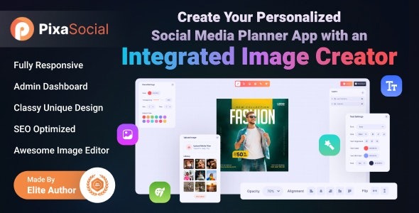 PixaSocial (2023年11月15日) - 简化社交媒体排程的终极规划应用