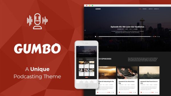 Gumbo (v1.5.7) WordPress主题 - 专业播客网站设计